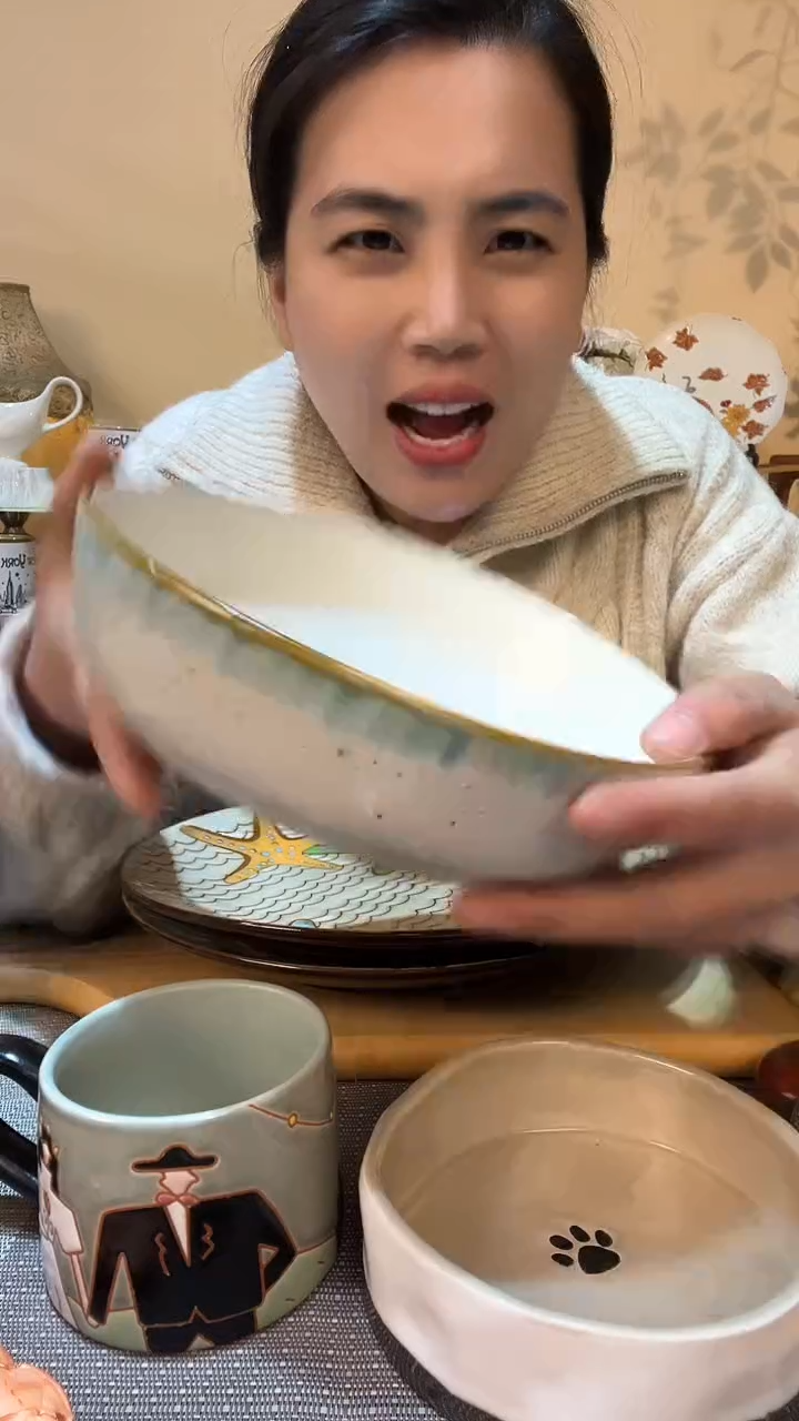 【闪购商品】瓷片8英寸碗 微瑕介意勿拍