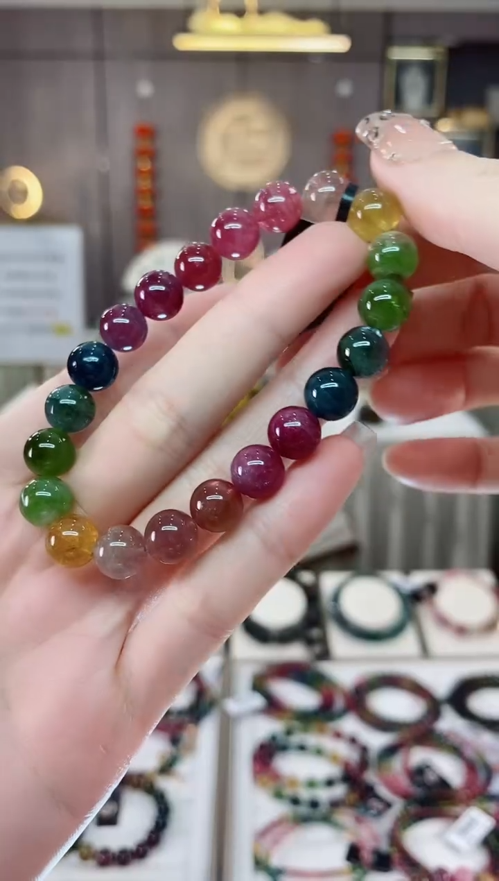 单圈手串未镶嵌碧玺一物一证dan