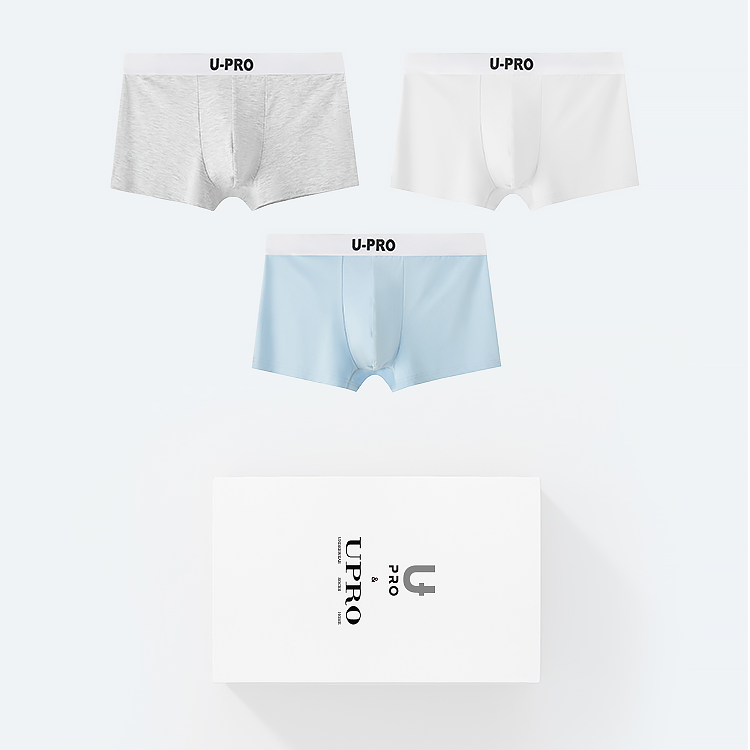 【柚璞】UPRO（057）男款透气无痕视频底裤平角内裤短裤媒婆乒乓球
