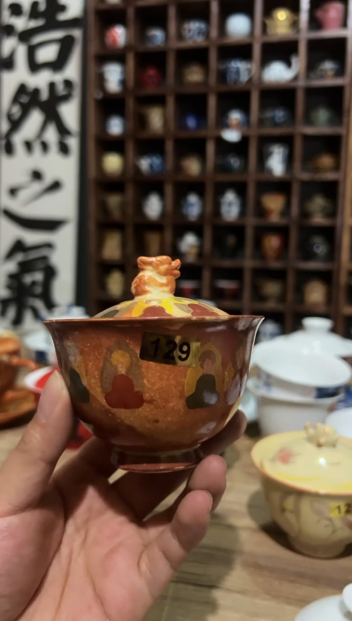 【闪购商品】观云听雨原创手绘茶具-