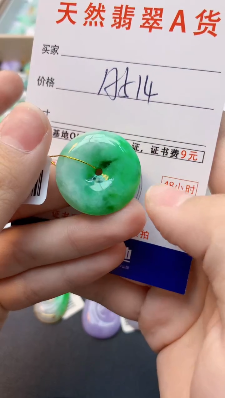 颈饰未镶嵌翡翠天然缅甸A货翡翠