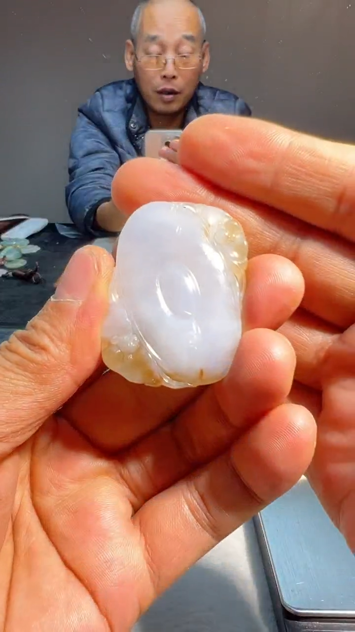 【闪购商品】翡翠颈饰未镶嵌福在眼前