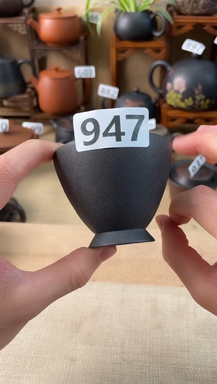 建水紫陶微瑕放漏杯947