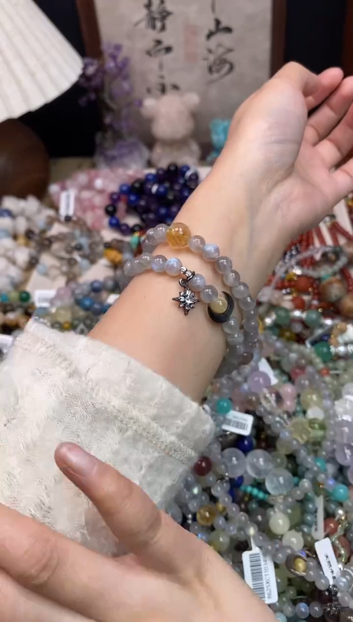 未镶嵌手链月光石522