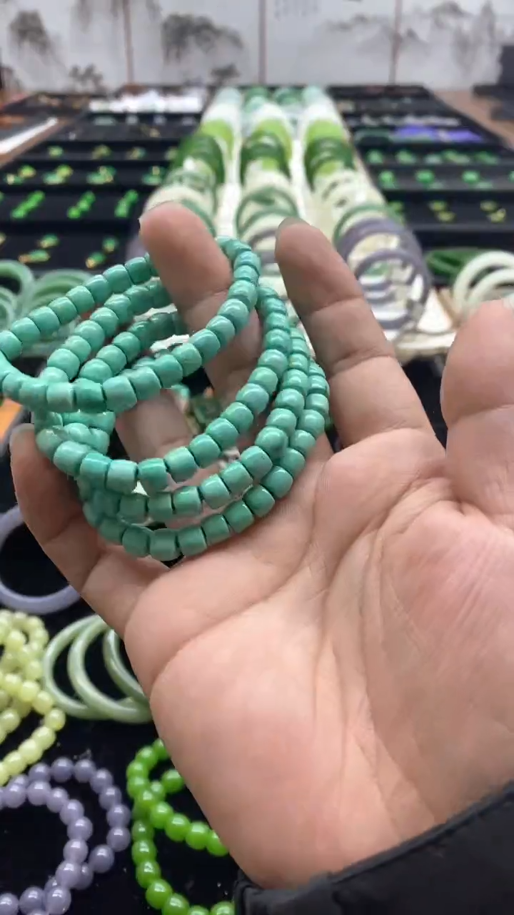 【闪购商品】未镶嵌绿松石手串绿松