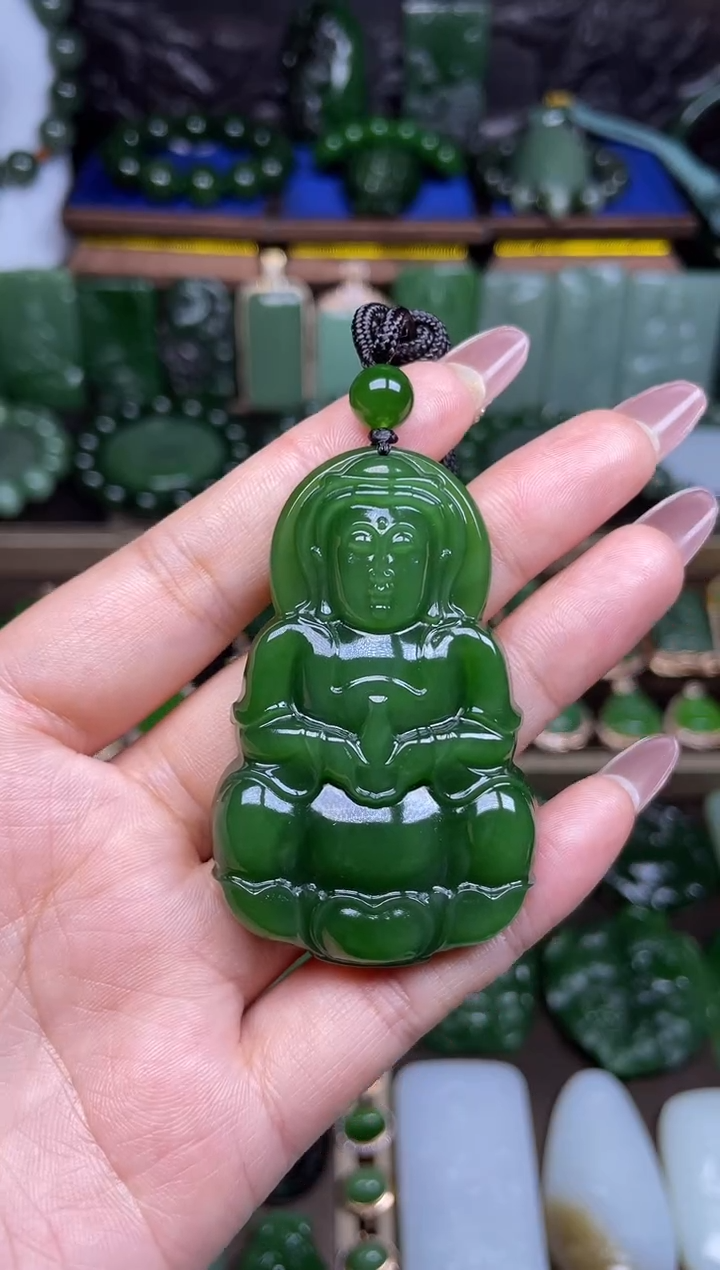 【闪购商品】和田玉挂件未镶嵌观音