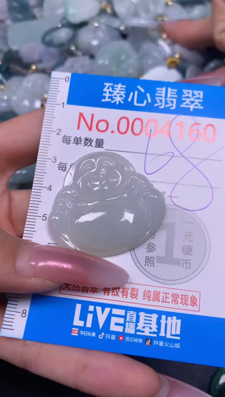 【闪购商品】翡翠颈饰未镶嵌含绳0004160