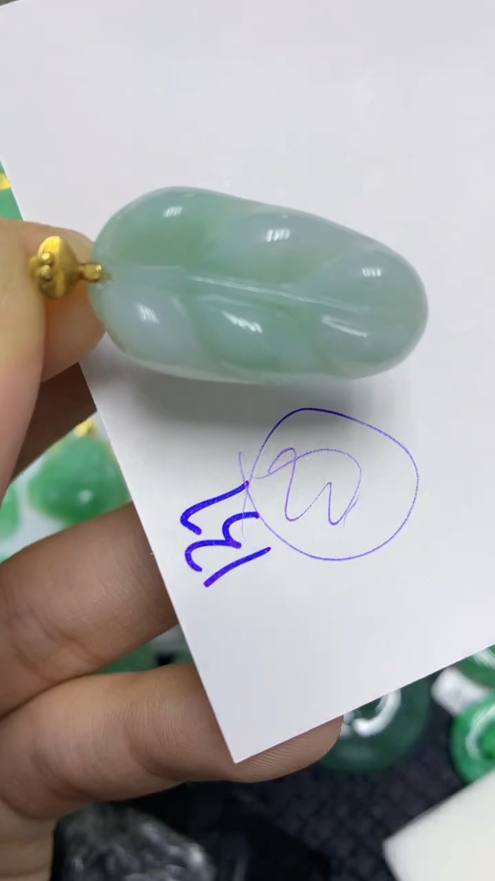 颈饰未镶嵌翡翠缅甸A货翡翠