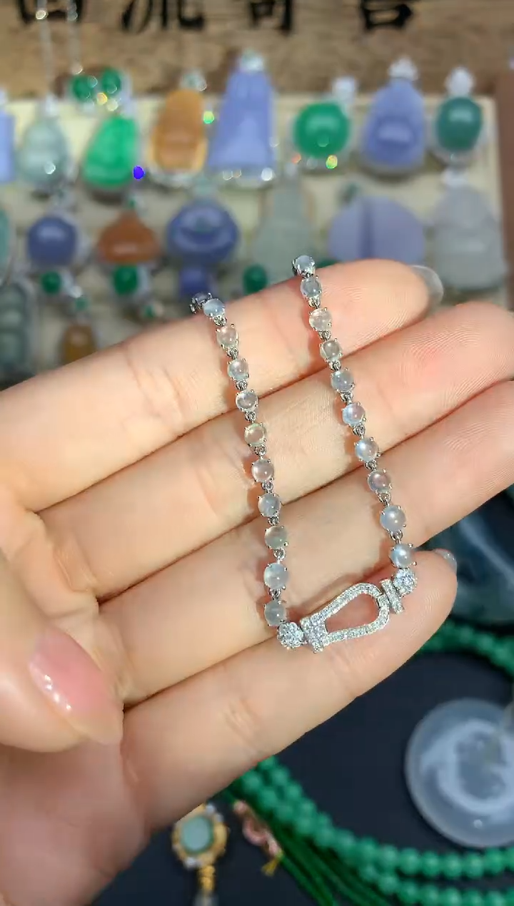 【闪购商品】翡翠颈饰18K金镶嵌485-中国好珍宝