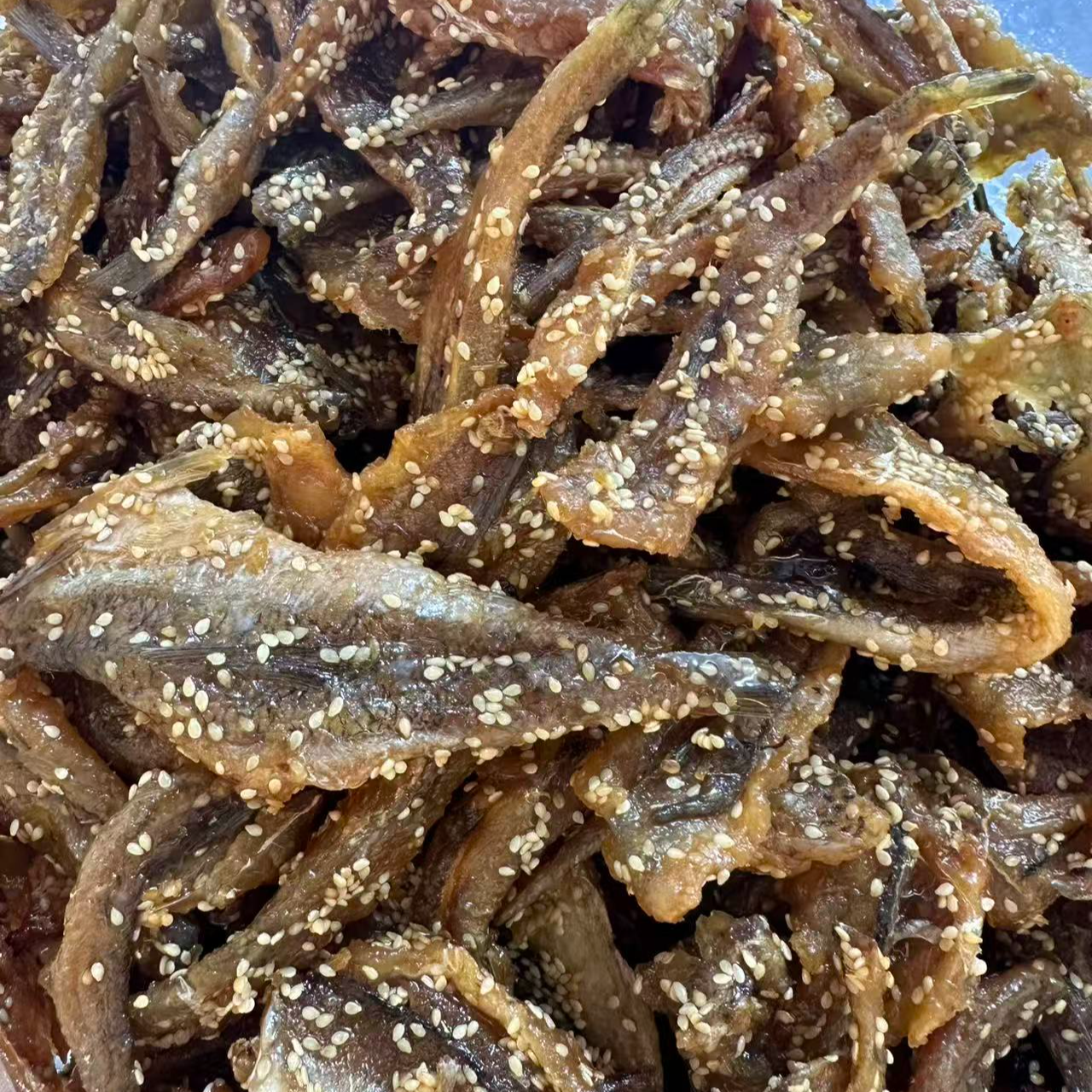 青岛特产 红娘鱼即食 甜辣 芝麻小鱼干零食