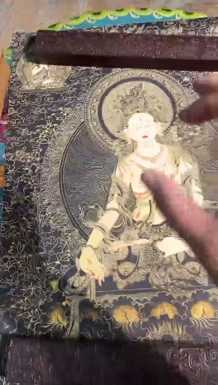 卷轴画卷轴画旭旭的唐卡