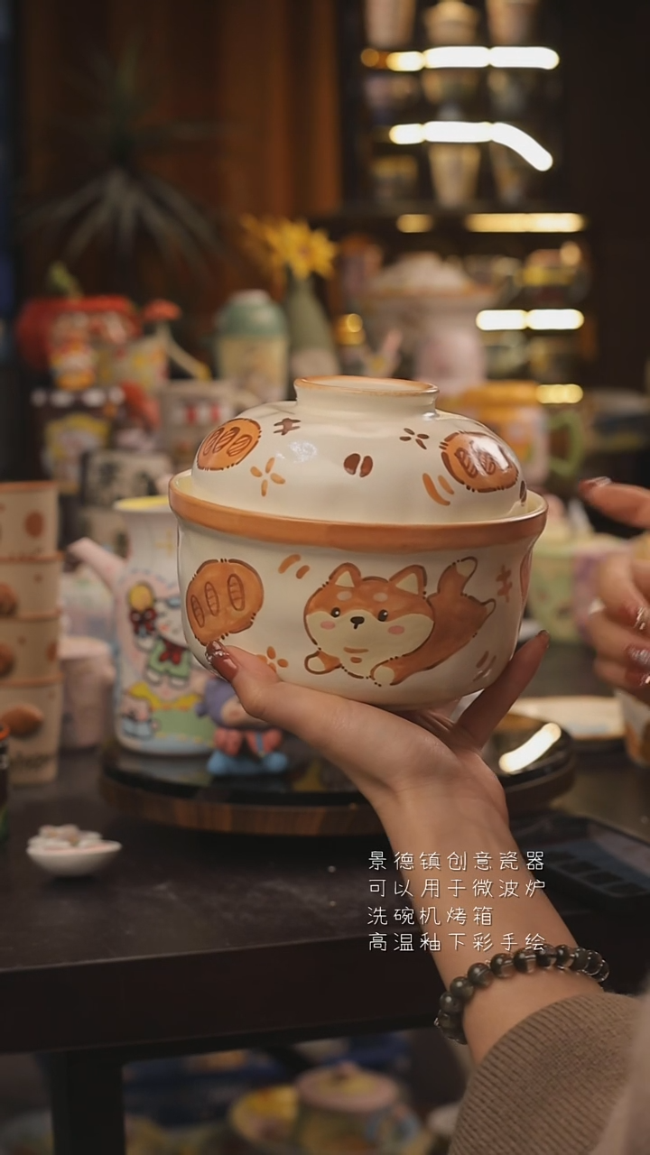 景德镇釉下彩绘设计师款式陶瓷