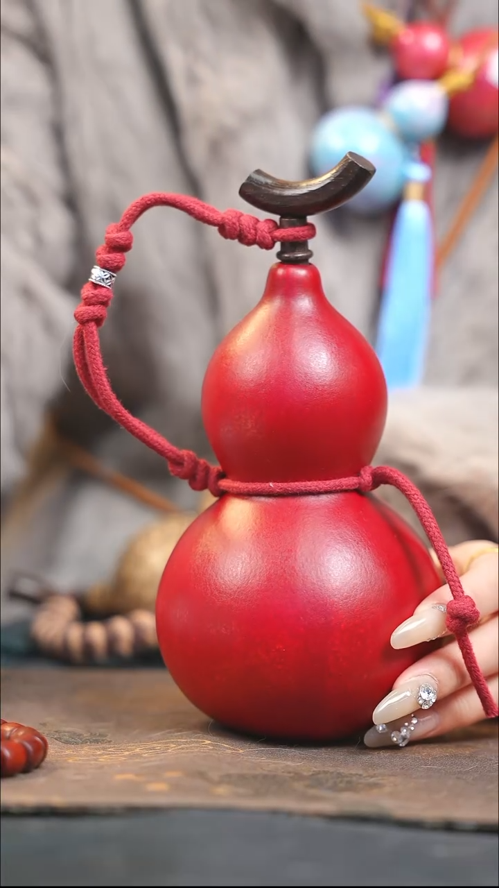 【闪购商品】XQ255大漆酒葫芦不包手串及旋转底座