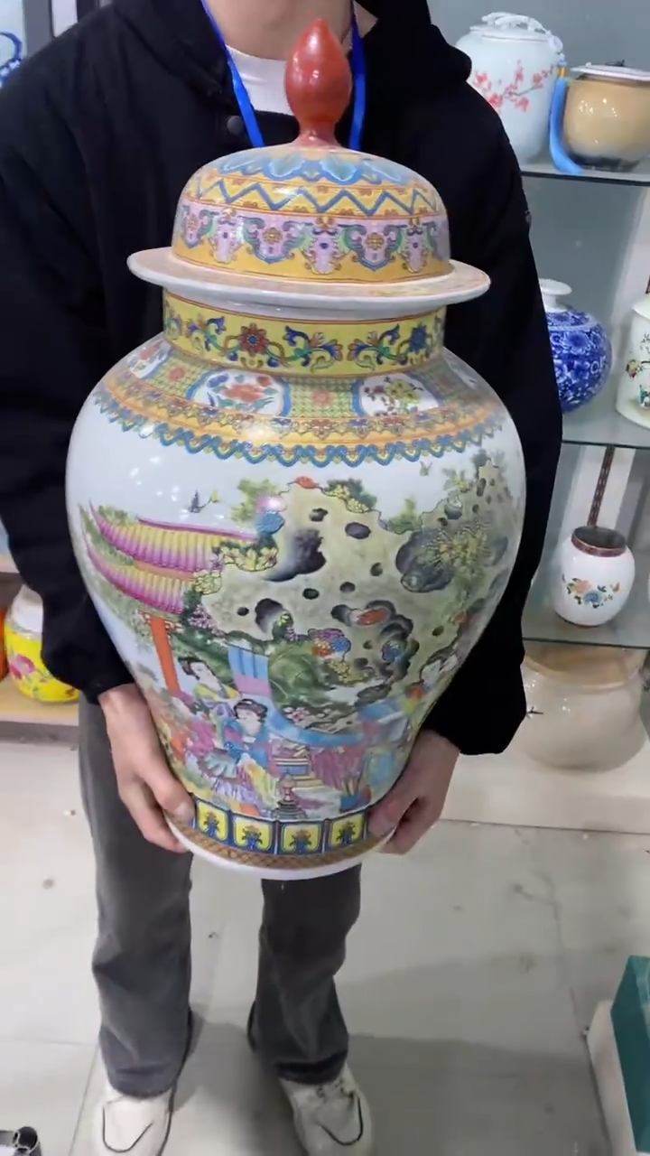 【闪购商品】罐陶瓷茶叶罐存茶罐密封罐红茶绿茶储存罐