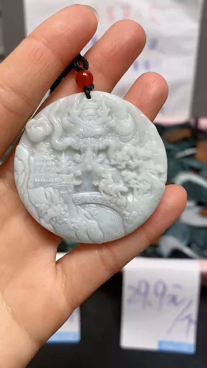 【闪购商品】翡翠颈饰未镶嵌天然翡翠A货