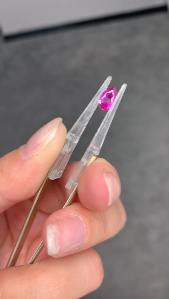 【闪购商品】彩色蓝宝石裸石未镶嵌1ct粉蓝宝