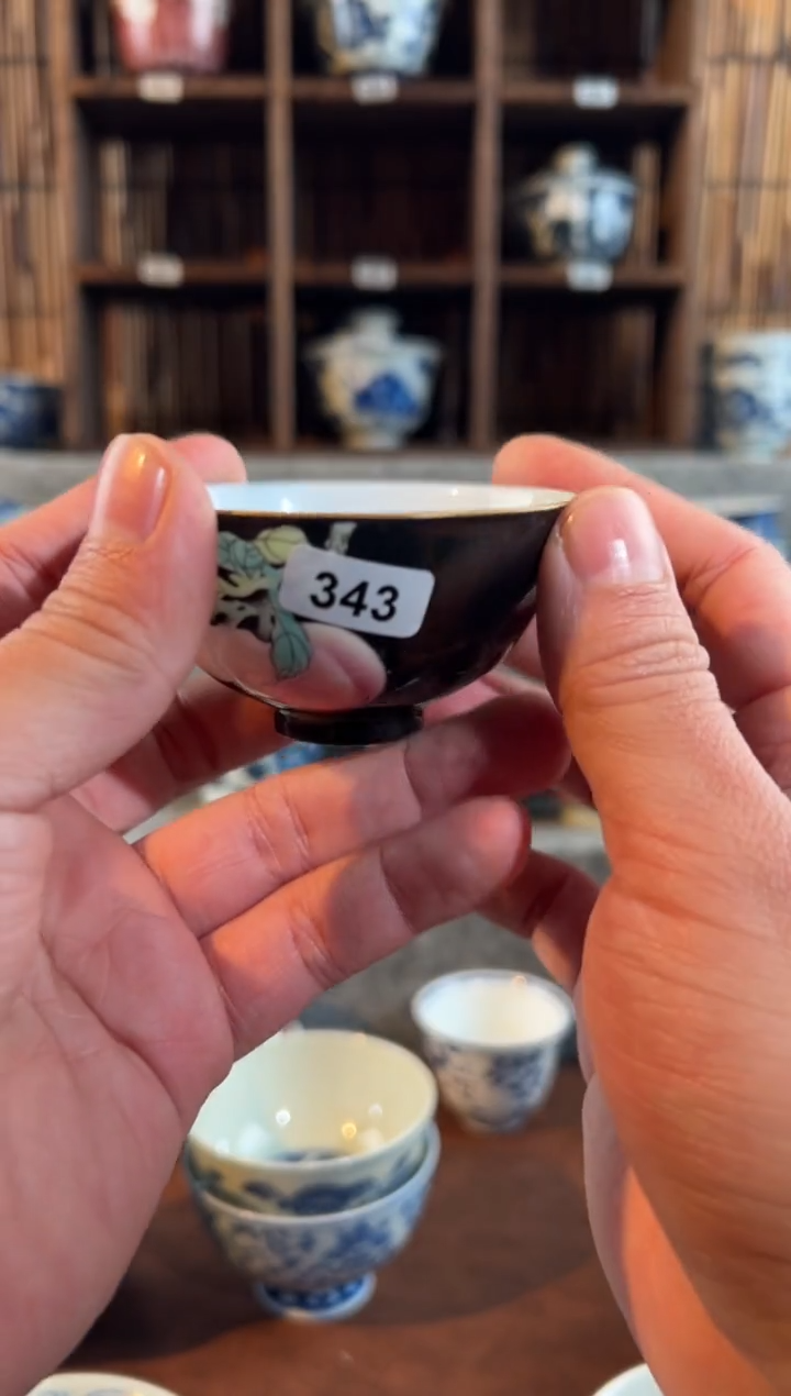 【闪购商品】343天禄言瓷手绘茶器天花板