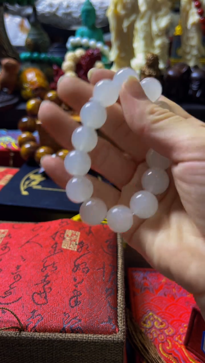 【闪购商品】和田玉手串未镶嵌木心心主播大力推荐——123