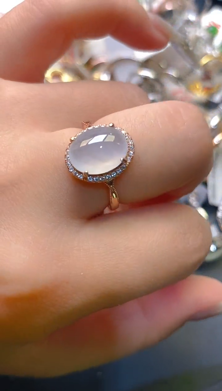 【闪购商品】翡翠耳饰银S925镶嵌天然A货翡翠1