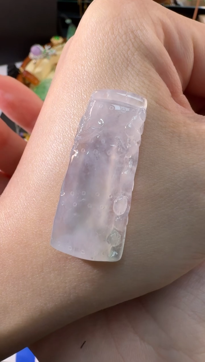 【闪购商品】翡翠耳饰未镶嵌缅甸翡翠A货吊坠