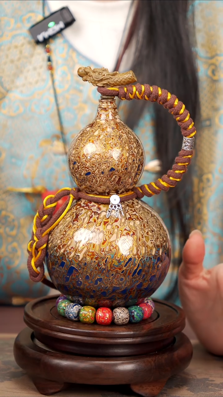 【闪购商品】88易林高端工艺大漆酒葫芦--838