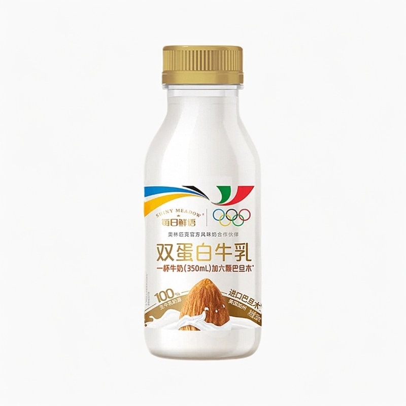 【特价】每日鲜语双蛋白牛奶巴旦木250ml/瓶（临期2-7天）3108