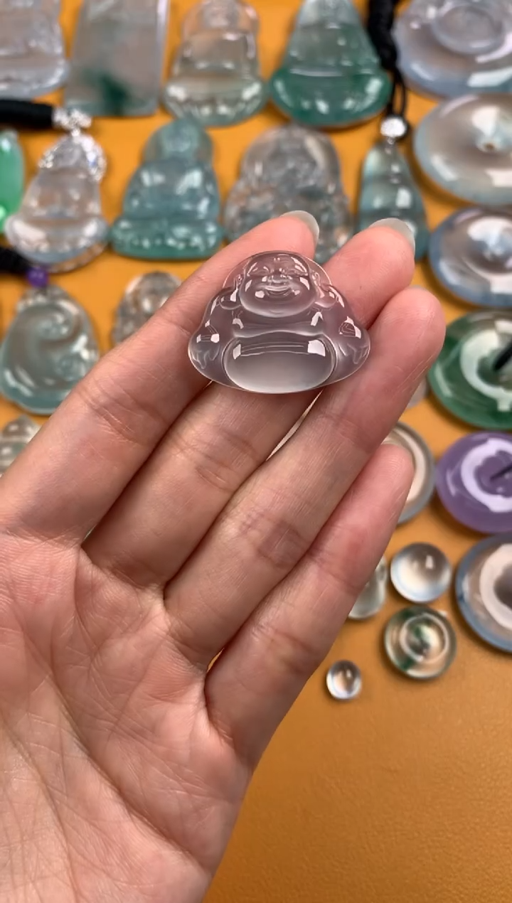 颈饰未镶嵌翡翠21.3-27.8-4.3