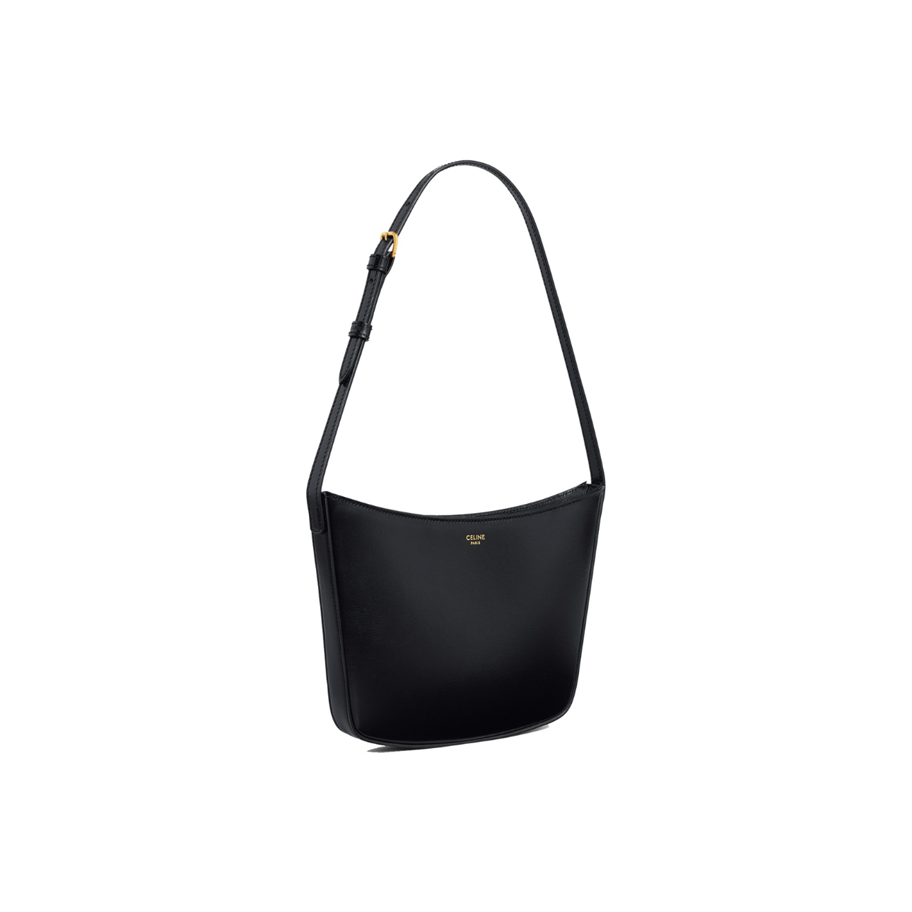 全新未使用 Celine/思琳 新款croquet水壶黑色单肩包手拿腋下包 