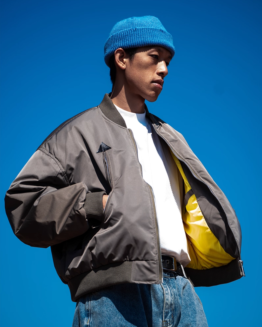 2025冬季新款男士羽绒服时尚运动立领拼色山系保暖工