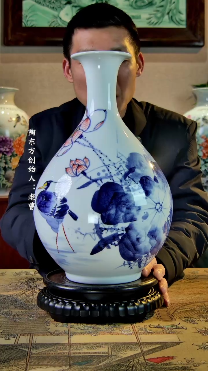 【闪购商品】其他景德镇陶东方陶瓷艺术作品花瓶瓷板画摆件