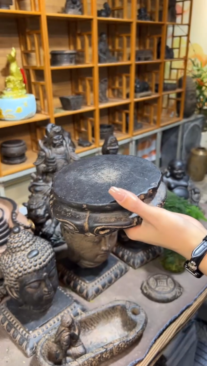 陶土【火山泥】金箍坛底座