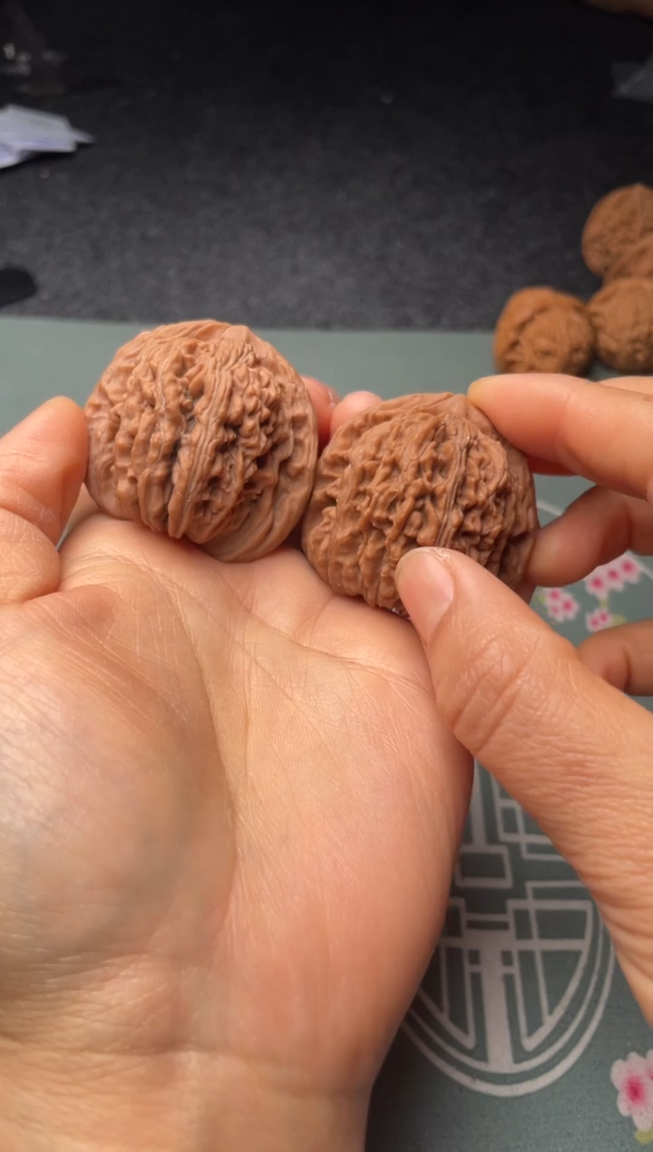 把件文玩核桃w310  楼子43尺