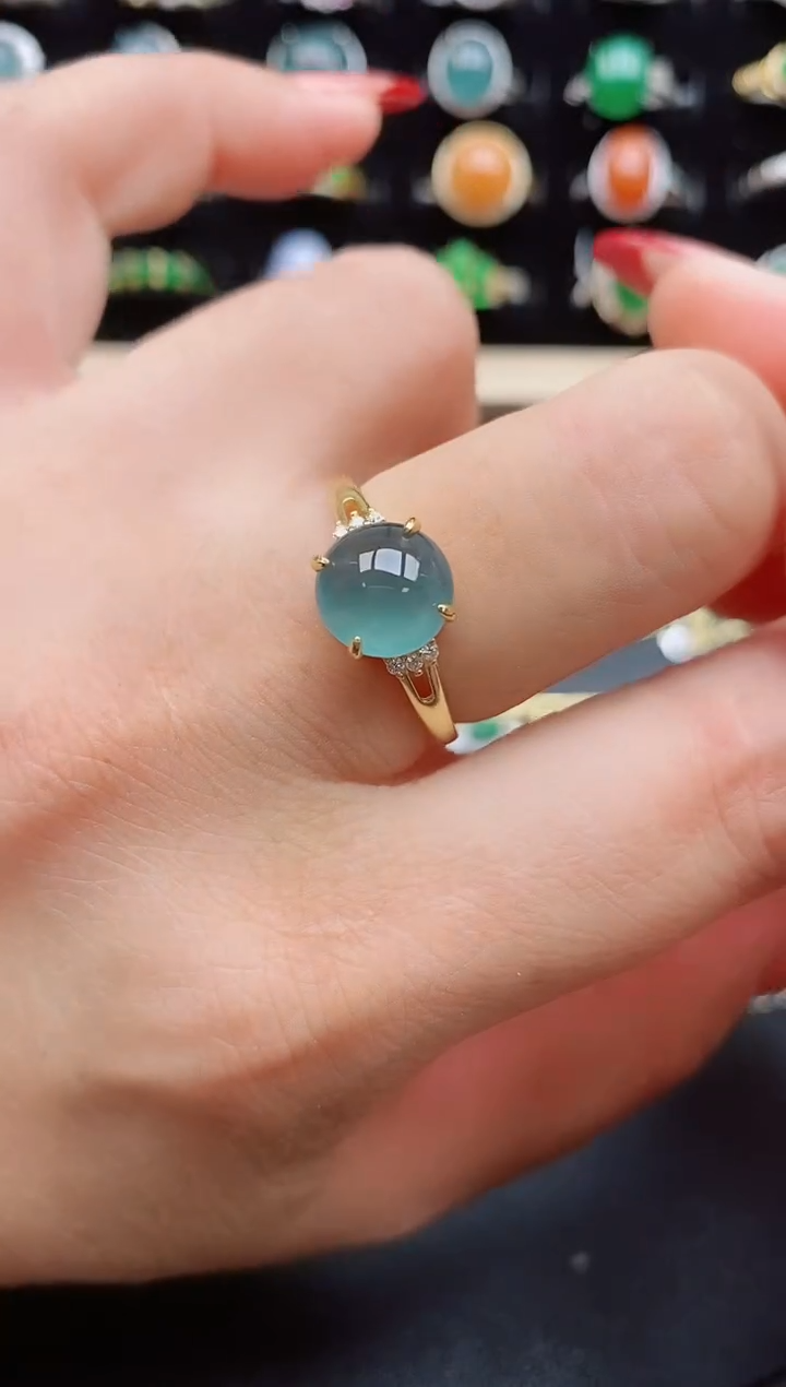 【闪购商品】翡翠戒指银S925镶嵌1212