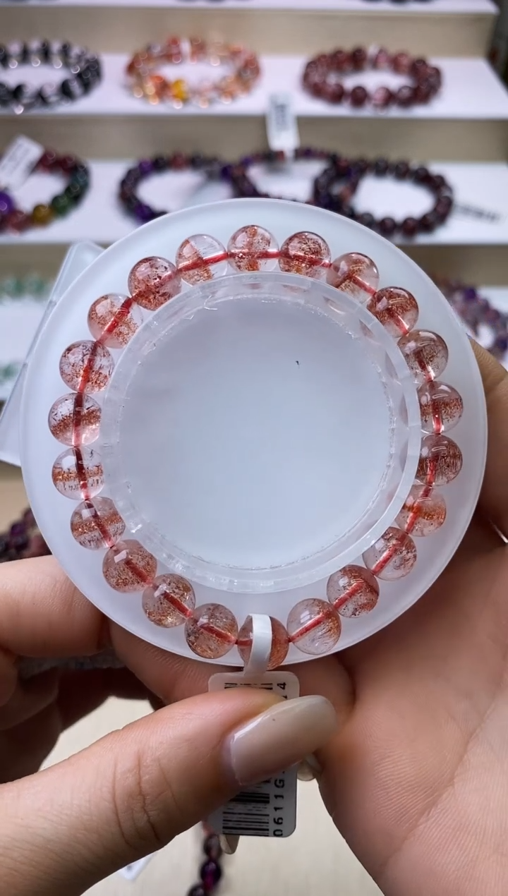 【闪购商品】水晶手链未镶嵌芬达金草莓8m+