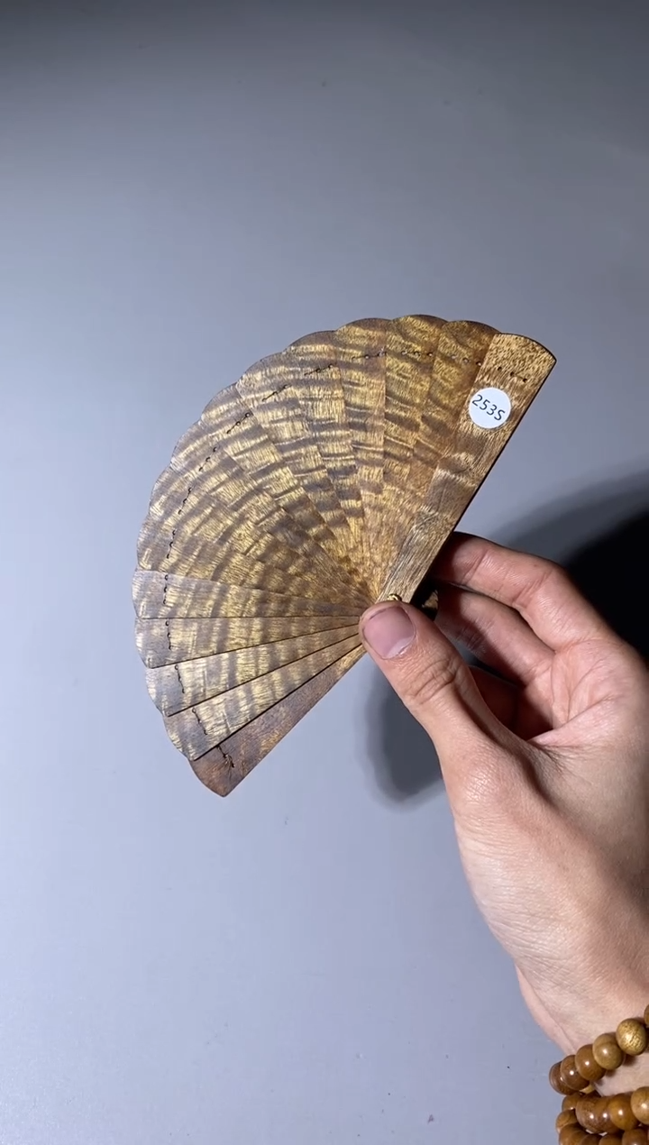 【闪购商品】金丝楠253号10cm金丝楠迷你扇