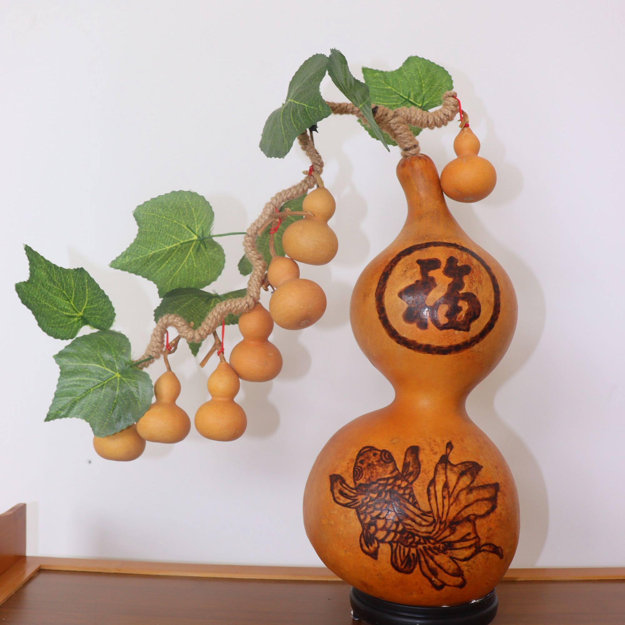纯手工烙画工艺品葫芦