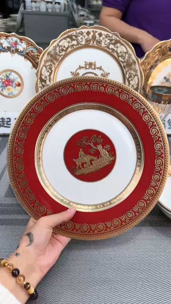 【闪购商品】瓷片10.5英寸平盘微瑕福利