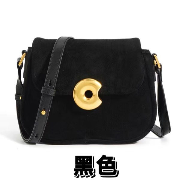 【广州特特】ZG-M7740-黑色运动简约文艺腋下时尚休闲小众肩包