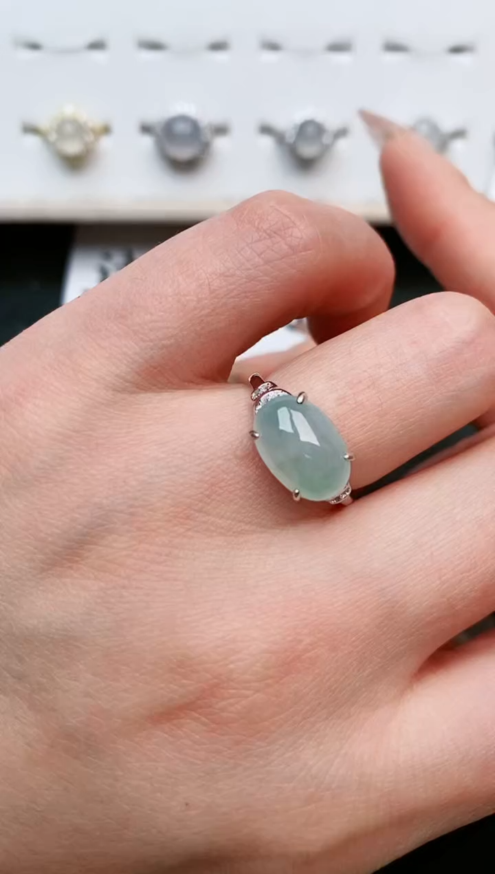 【闪购商品】翡翠戒指银S925镶嵌.....