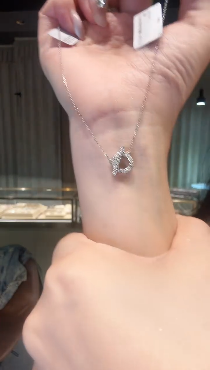 铂Pt950镶嵌项链钻石AF0714-PT-45