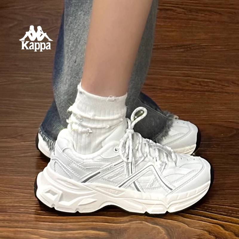 Kappa卡帕老爹鞋男女运动透气跑步鞋爆款百搭休闲鞋子K0DZ5MC28CJ