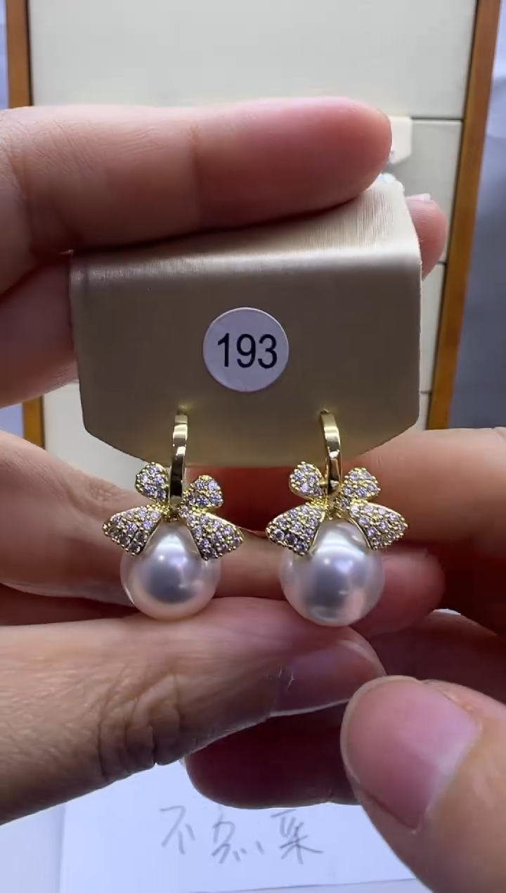 未镶嵌耳饰淡水珍珠193