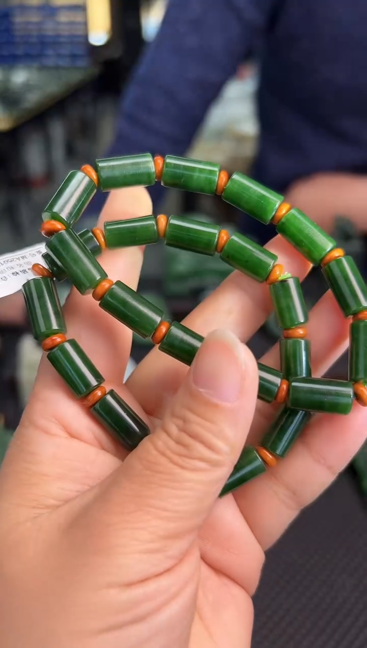 【闪购商品】和田玉手链未镶嵌路路通手串多样性拍一发一