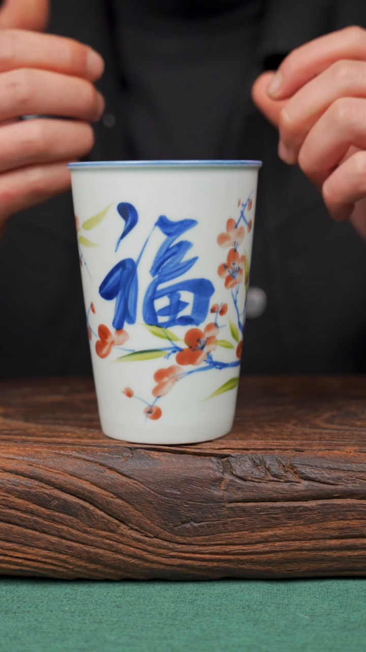 【闪购商品】瓷片95景德镇手绘釉下彩