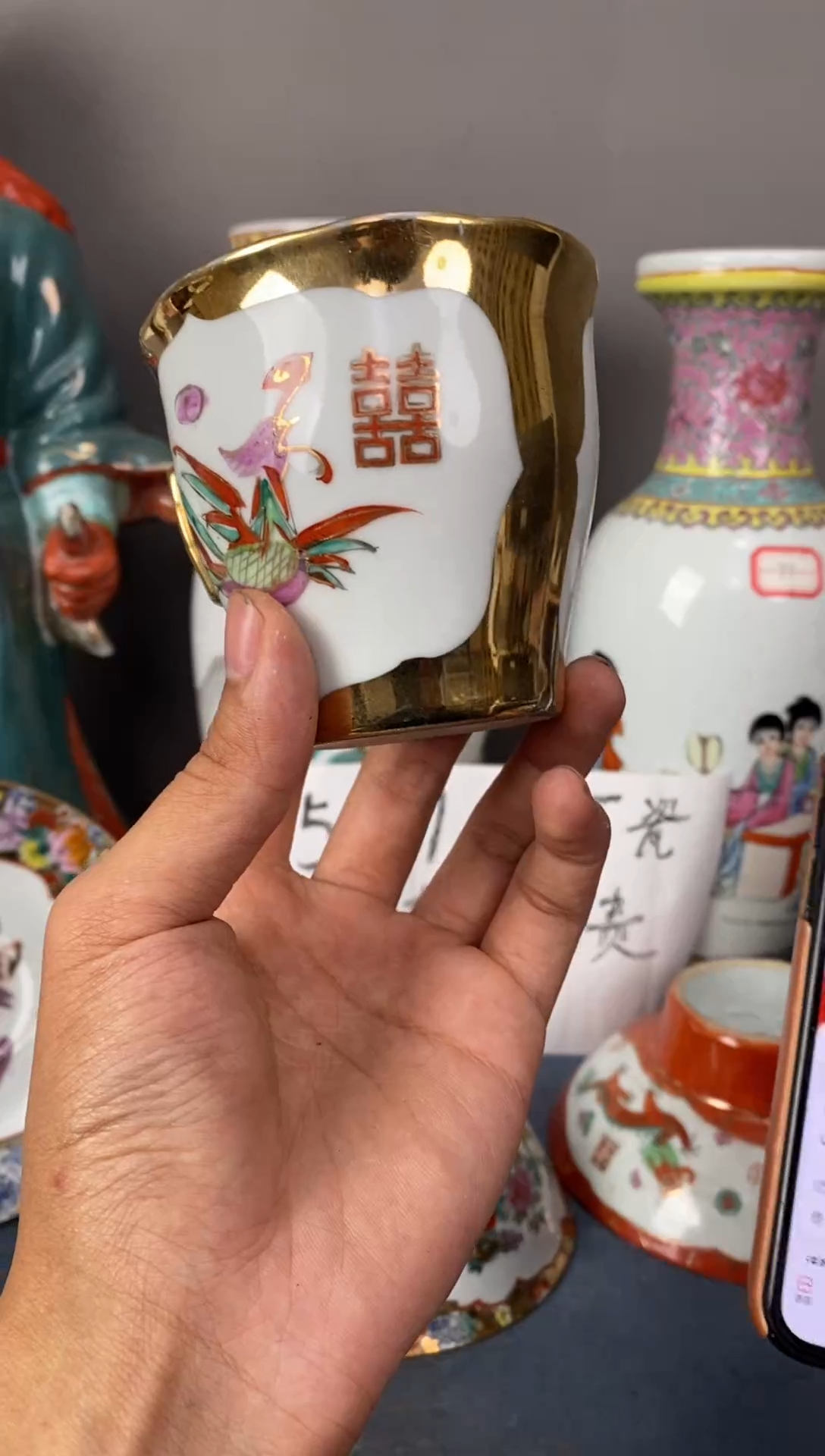 摆件陶567老厂瓷微瑕慎拍（已开价）