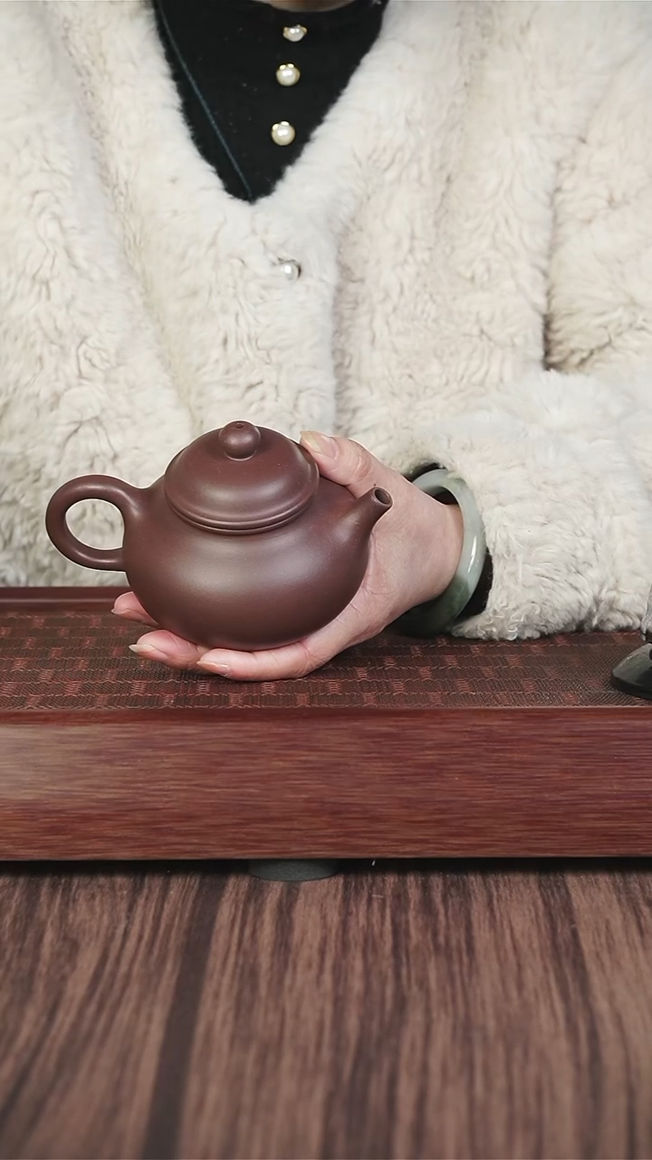 【闪购商品】紫砂茶壶ly  紫泥  容天