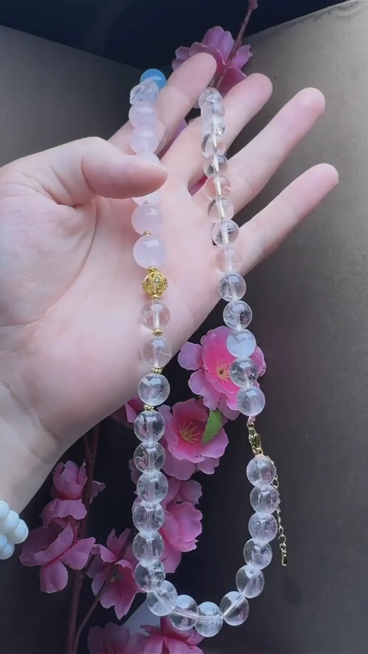 未镶嵌颈饰水晶路*雨项链