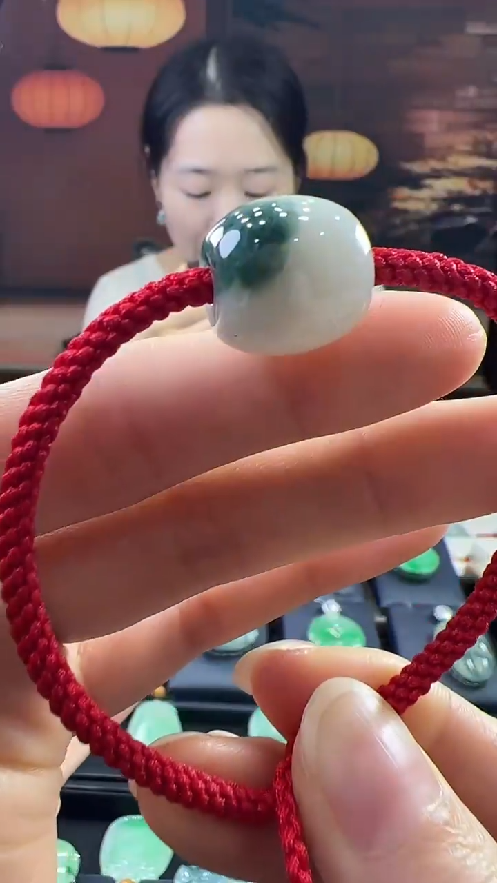 未镶嵌挂件翡翠路路通手绳