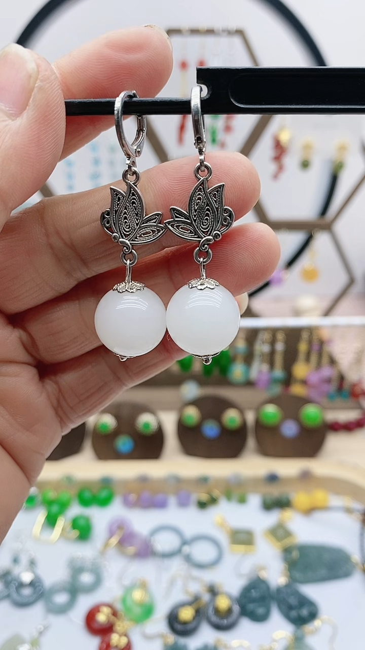 未镶嵌和田玉耳饰157