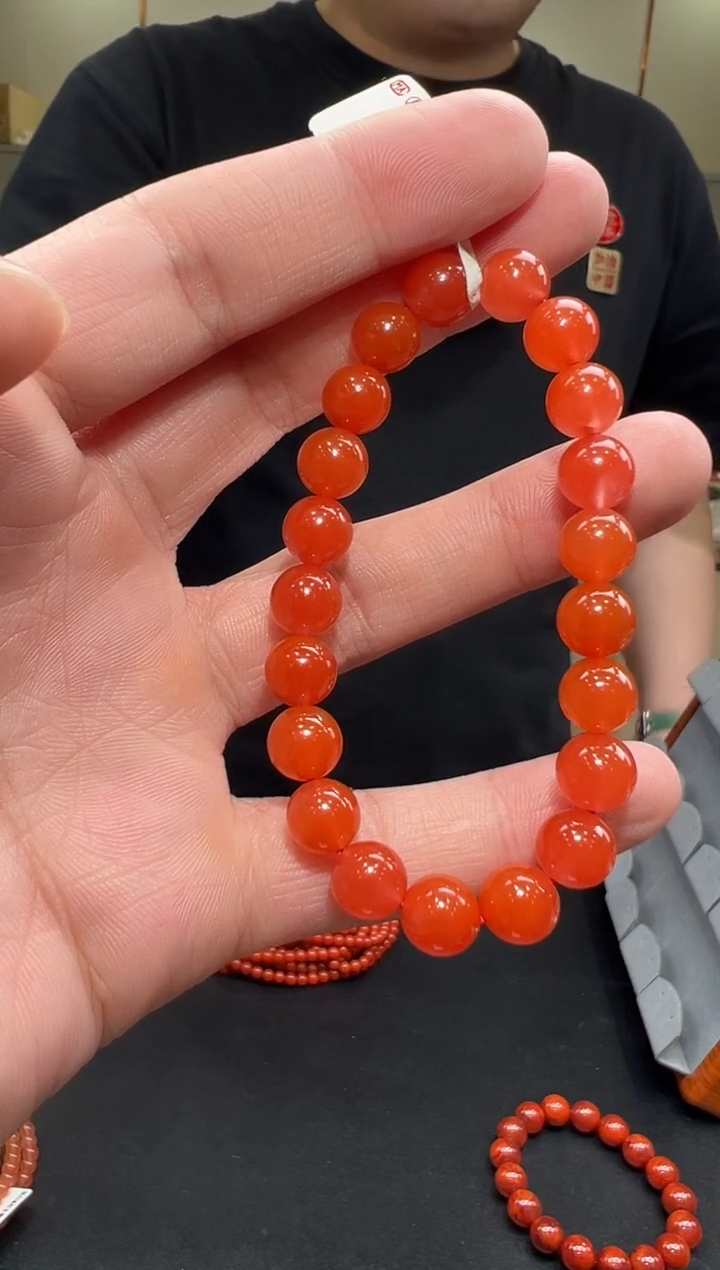 【闪购商品】南红玛瑙手链未镶嵌9mm/ht88371